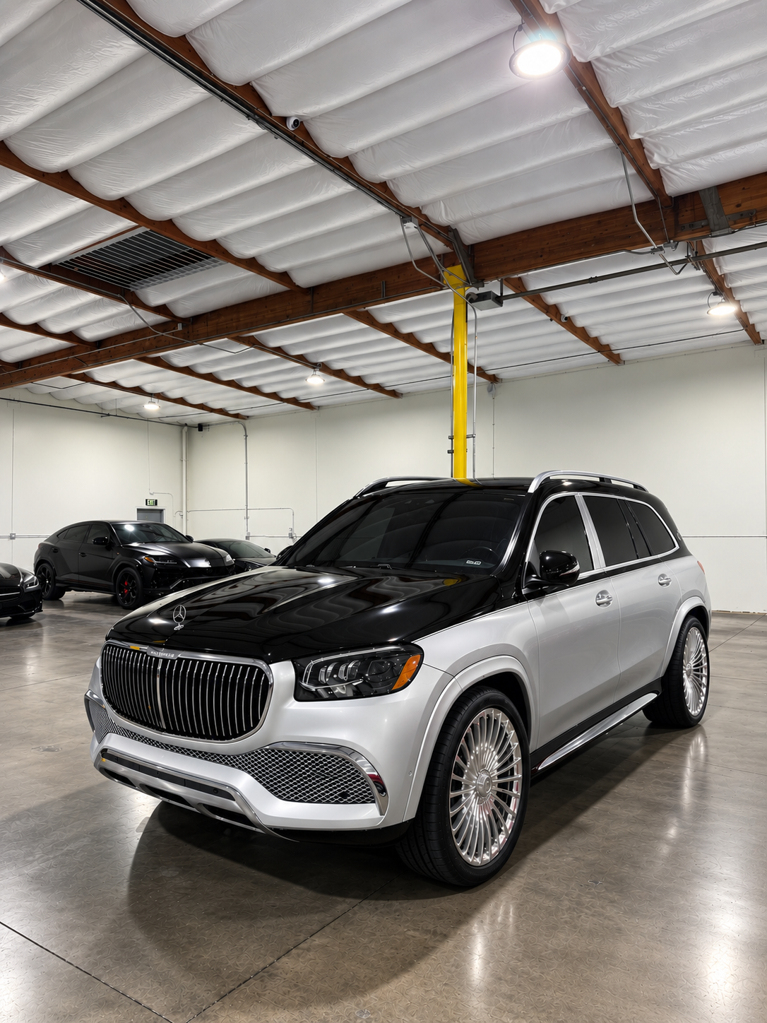 Maybach Partial Wrap after — Partial wrap / Mercedes-Maybach GLS