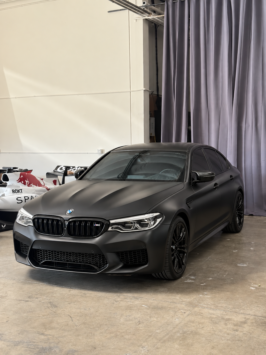 BMW M5 Stealth PPF after — Stealth paint protection film / BMW M5