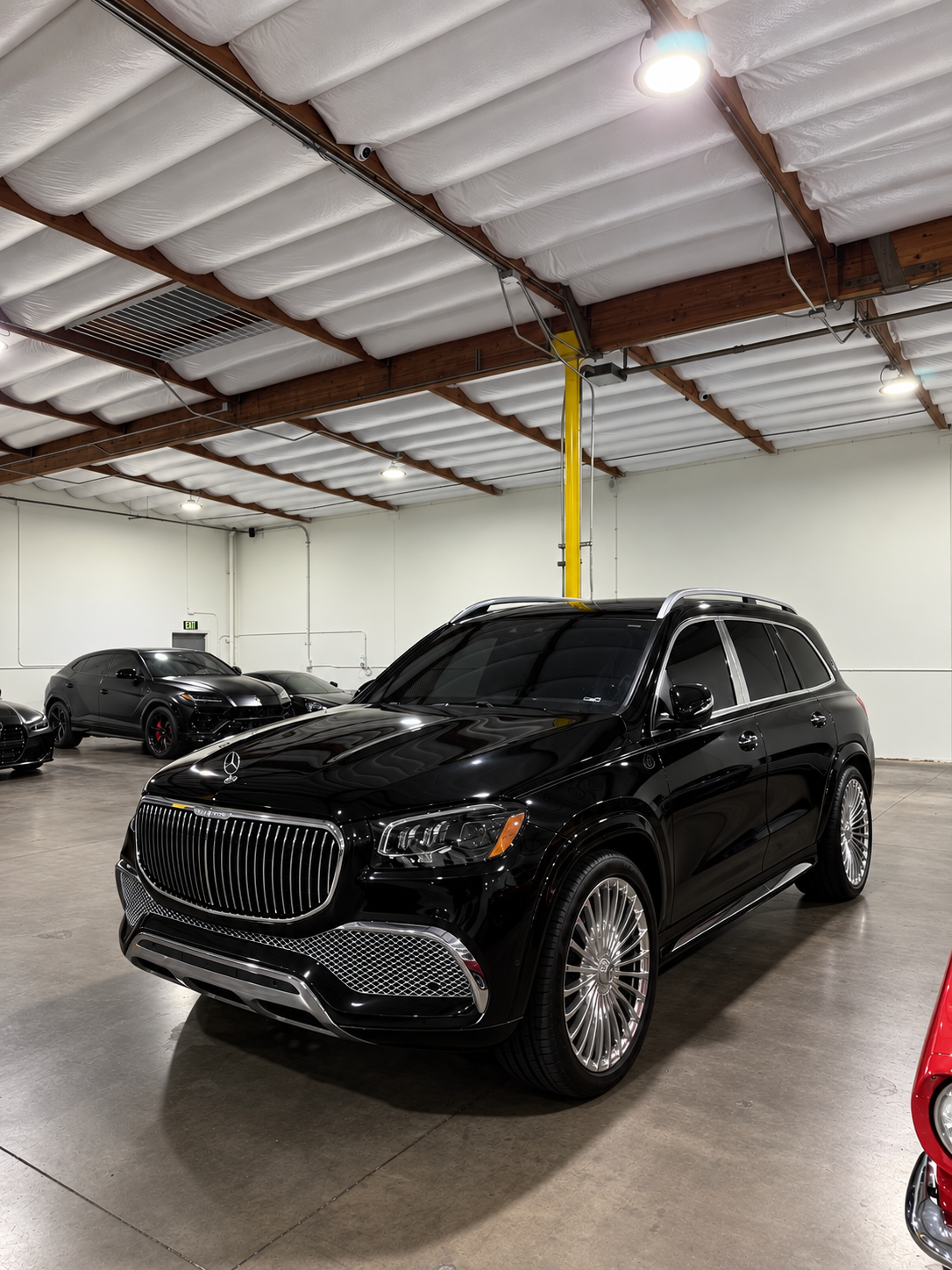 Maybach Partial Wrap before — Partial wrap / Mercedes-Maybach GLS