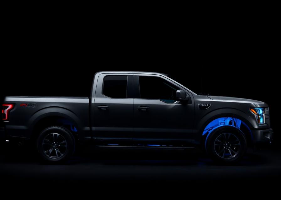 Pickup Truck vehicle wrapped and detailed by Ghost Auto Shield